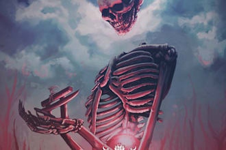 do a great darkart painted illustration