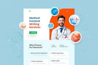 write seo health and fitness, medical or blog posts as a specialist doctor