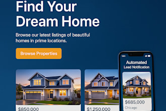 build a stunning real estate website with free netlify hosting and automate lead