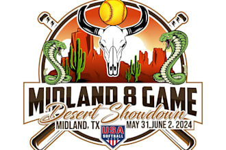 design unique softball logo in my style