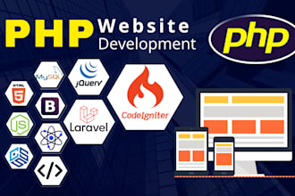 build php complete website