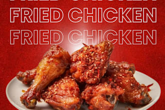 design food and restaurant promotion flyers
