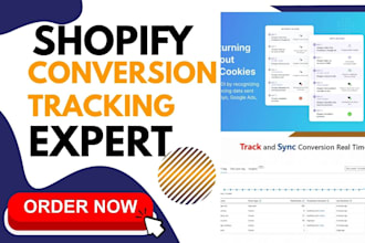 setup shopify conversion tracking elevar tagfly uet bing conversios analyzify