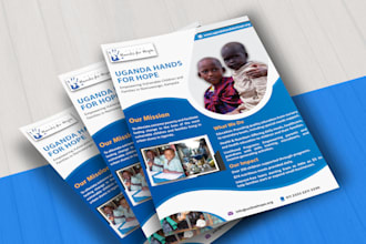 design charity fundraising ngo flyers or posters