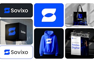 design a minimalist brand logo with full branding kit