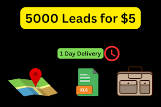 do lead generation for b2b leads via google maps scraping