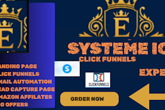 do landing page and sales funnel in systeme io click funnels