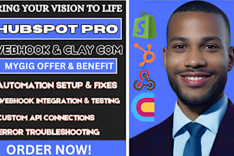 setup hubspot automation enrichment  webhook clay com workflow apollo io sequenc