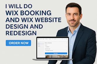 build wix website redesign wix booking website design, wix studio, wix redesign