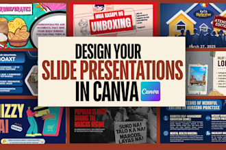 design your slide presentations in canva with quality