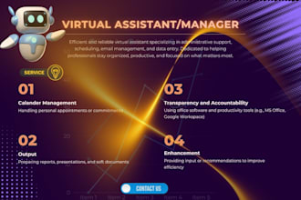 be your personal administrative virtual assistant, executive and manager