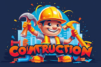 make different contractor logo for your company
