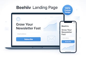setup beehiiv newsletter, beehive landing page design beehiiv ai newsletter