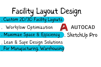 design facility layouts and industrial workflows