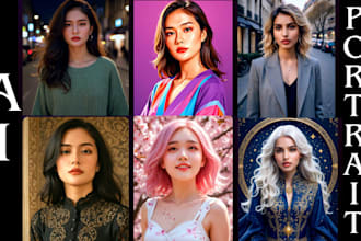create stunning highly detailed ai portrait of you all