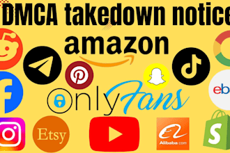 takedown, remove onlyfans , reddit, google, twitter, shopify, tiktok under dmca