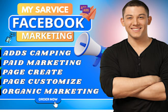 facebook ad camping and organic marketing