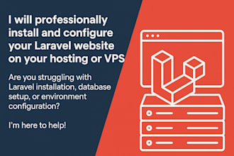 install and set up your laravel project on cpanel, shared hosting, or vps
