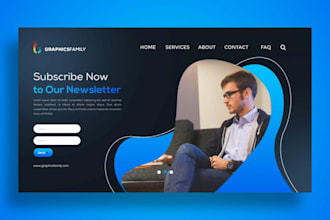 design getresponse landing page, mailchimp landing page, email automation