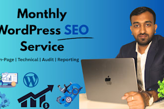 provide you complete monthly wordpress onpage SEO service