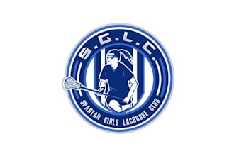 design spotless spartans girls lacrosse club logo