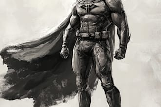 draw you as an amazing superhero
