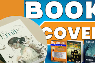 do unique professional book cover design, ebook cover design, book formatting