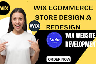 redesign revamp migrate design fix clone wix ecommerce website wix studio store