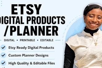 etsy digital planner single page planner bundle planner design etsy canva resell