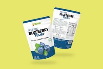 do creative product packaging design, pouch design and bag design