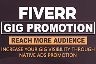create SEO optimized fiverr gig image gig description keyword ranking visibility
