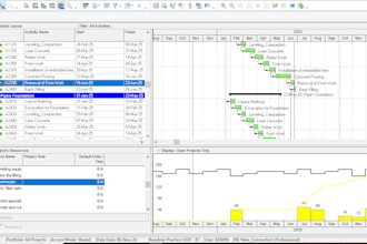 create project planning and scheduling using primavera p6