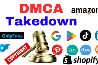 takedown infringing defaming harassing negative copyright leaked under dmca