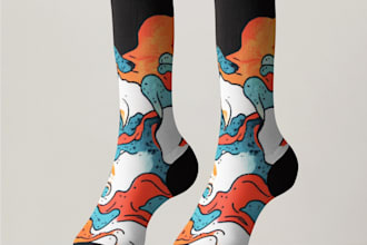 design cool socks with personality