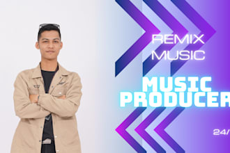 remix your song into edm, trap, dubstep, future bass etc