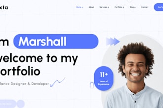 create a portfolio website, resume website using HTML or wordpress