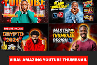 design a viral amazing youtube thumbnail in 24 hours