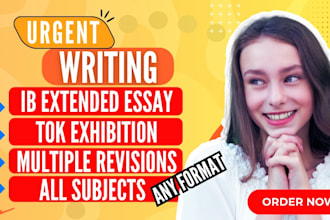 do urgent ib extended essays, tok exhibition essays, sl and ess ia hl ias