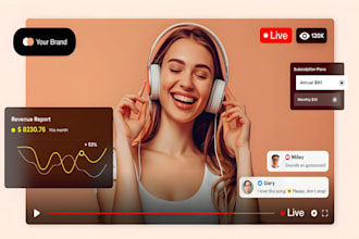 develop live streaming app streaming website music streaming app live streaming