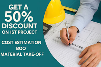 do material takeoff and cost estimation and boq