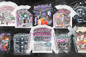 design hellstar and streetwear style for your clothing brand