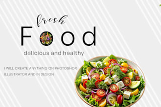 do awsome food poster design
