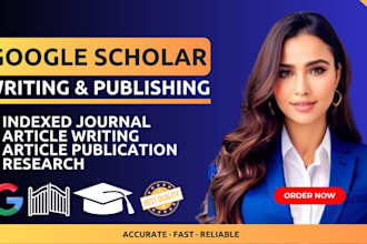 write and publish research article in google scholar peer reviewed index journal