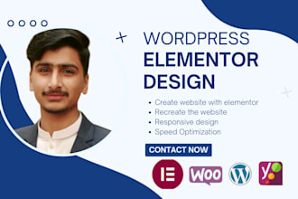 be elementor expert to build wordpress elementor pro website