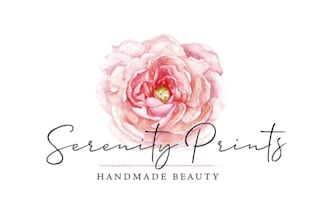 design a hand drawn botanical watercolor signature logo