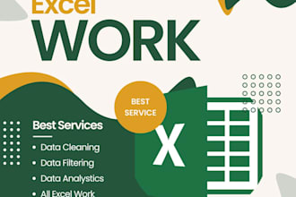 clean, format, merge, split excel data