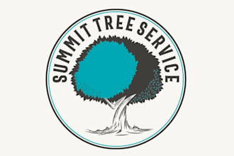 design awesome vintage tree logo