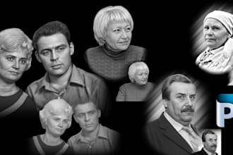 portrait retouching for engraving machines