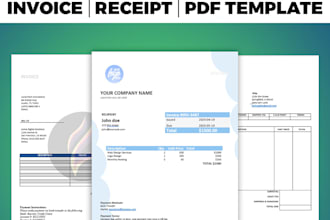 design business stationery, invoices, and fillable PDF forms