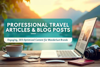write engaging SEO optimized travel articles and blog posts